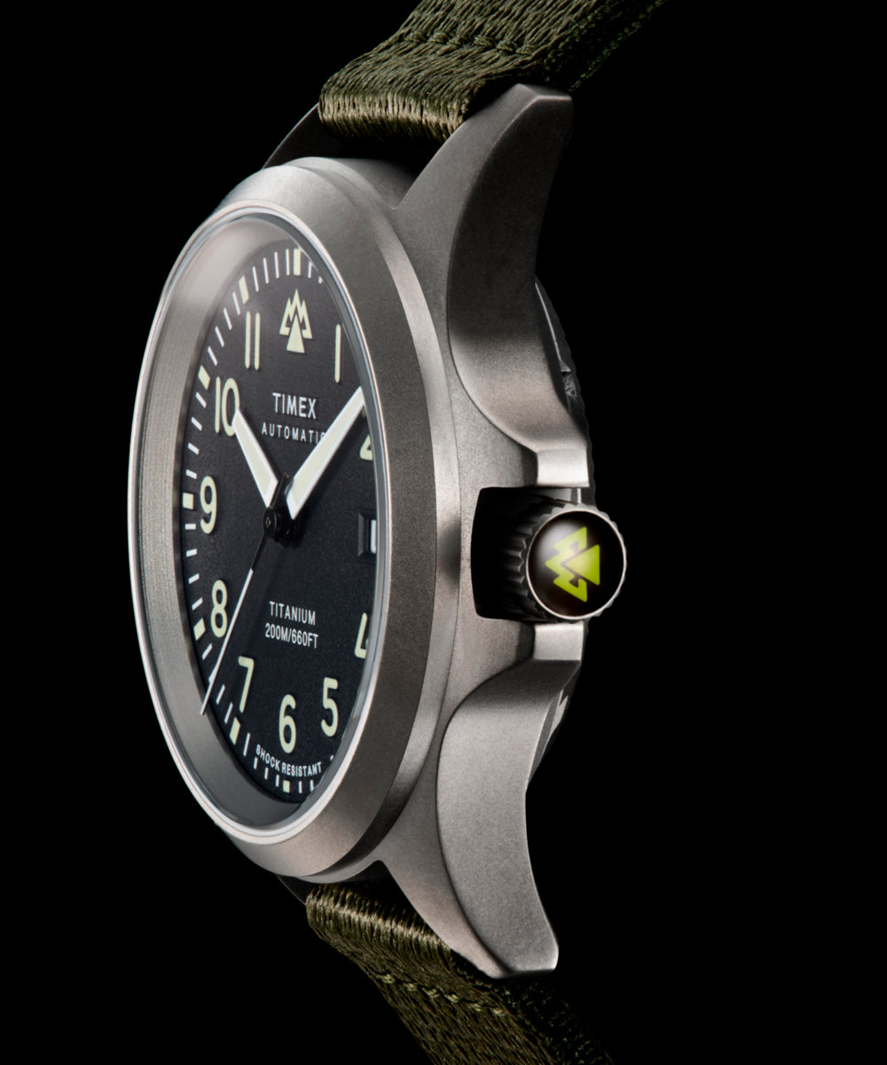 Timex Expedition Field Post Titanium Automatic 41mm Recycled Fabric Strap W