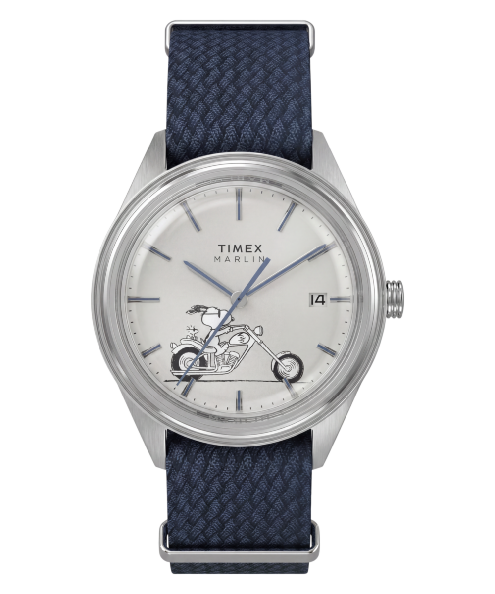 Timex Peanuts x Timex Marlin Jet Automatic Easy Rider 38mm Fabric Strap Wa