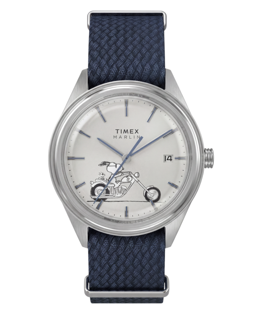 Timex Peanuts x Timex Marlin Jet Automatic Easy Rider 38mm Fabric Strap Wa