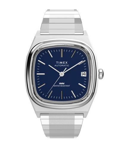 Timex Timex Automatic 1983 E Line 34mm Stainless Steel Expansion Band Watch