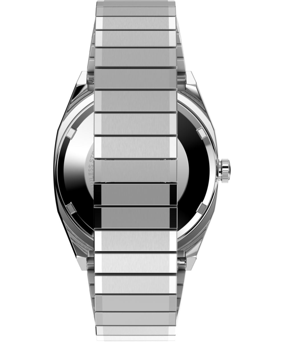 Timex Timex Automatic 1983 E Line 34mm Stainless Steel Expansion Band Watch