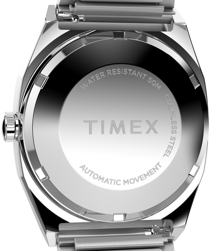 Timex Timex Automatic 1983 E Line 34mm Stainless Steel Expansion Band Watch