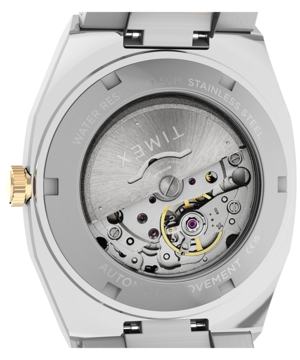 Timex Timex Automatic E Line 38mm Stainless Steel Bracelet Watch