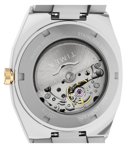 Timex Timex Automatic E Line 38mm Stainless Steel Bracelet Watch