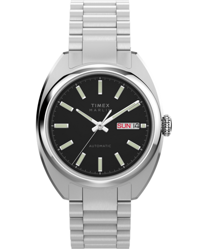 Timex Marlin Draper Automatic 37mm Stainless Steel Bracelet Watch