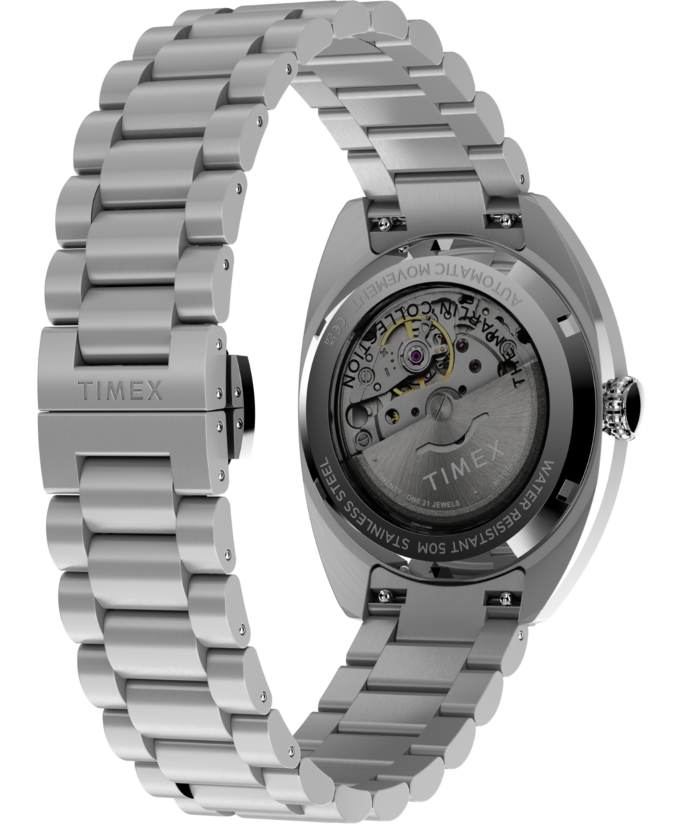 Timex Marlin Draper Automatic 37mm Stainless Steel Bracelet Watch