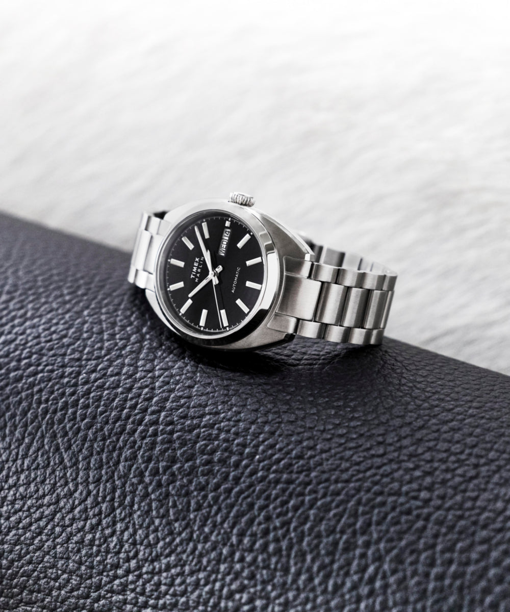 Timex Marlin Draper Automatic 37mm Stainless Steel Bracelet Watch