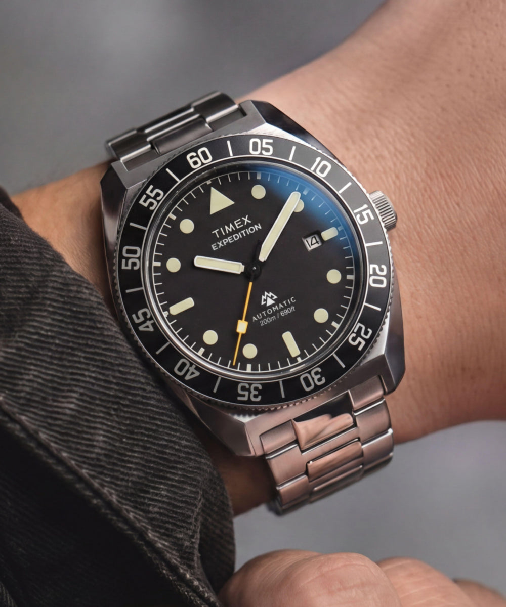 Timex Expedition Pioneer Automatic 41mm Stainless Steel Bracelet Watch