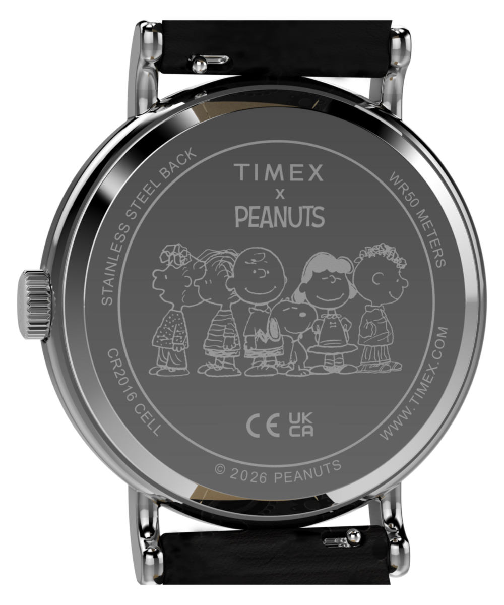 Timex Peanuts x Timex Weekender Day of the Dead 40mm Leather Strap Watch