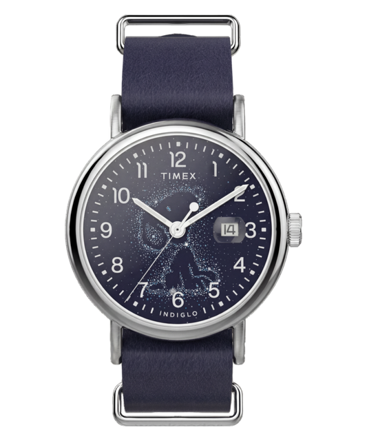 Timex Peanuts x Timex Weekender Astronomy 40mm Leather Strap Watch