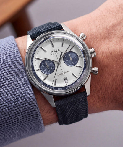 Timex Marlin Jet Chronograph 40mm Fabric Strap Watch