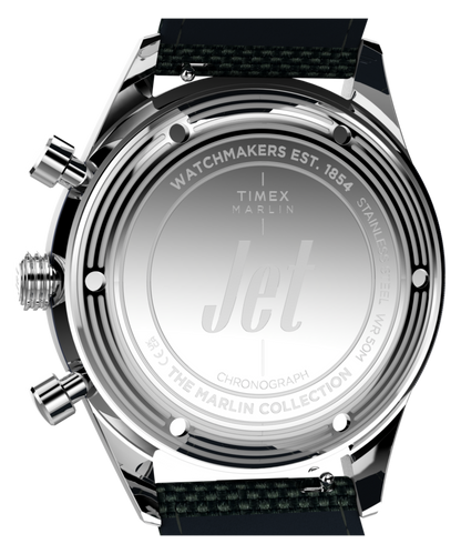 Timex Marlin Jet Chronograph 40mm Fabric Strap Watch