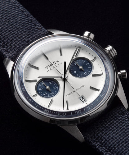 Timex Marlin Jet Chronograph 40mm Fabric Strap Watch
