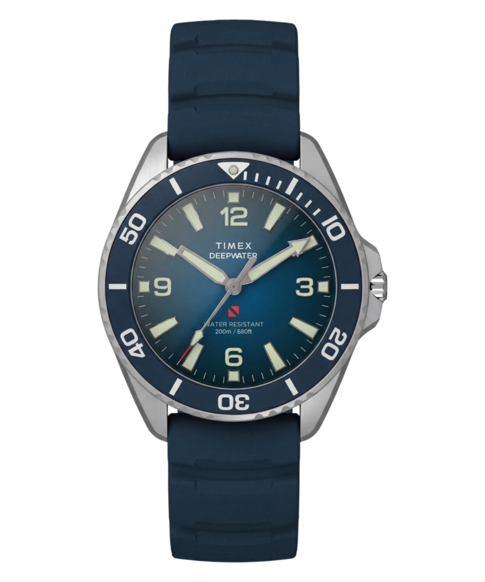 Timex Deepwater Arctic 200 40.5mm HNBR Synthetic Rubber Strap Watch