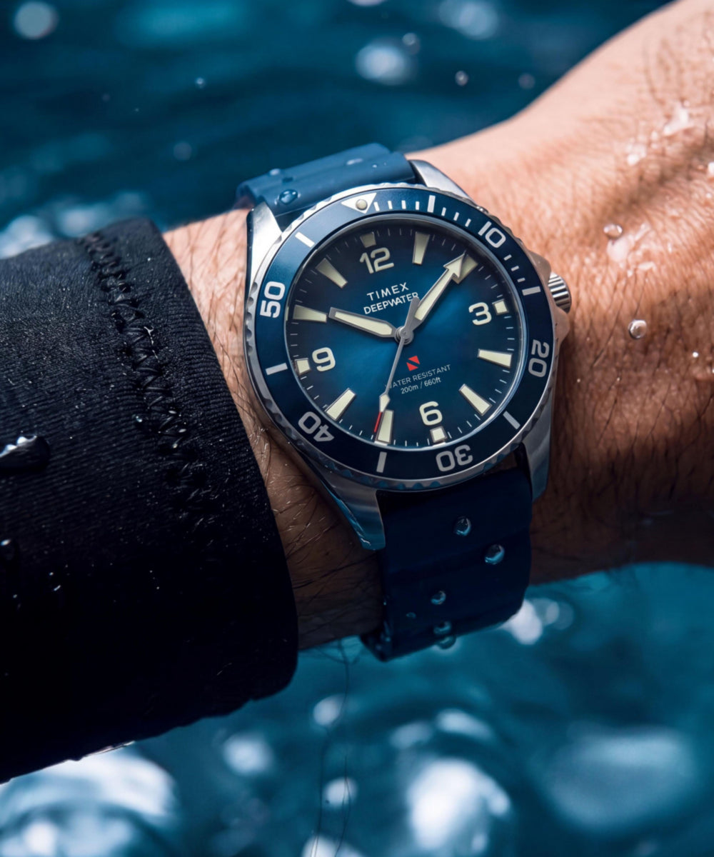 Timex Deepwater Arctic 200 40.5mm HNBR Synthetic Rubber Strap Watch