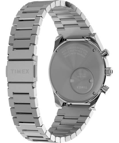 Timex Q Timex Falcon Eye Chronograph 40mm Stainless Steel Bracelet Watch