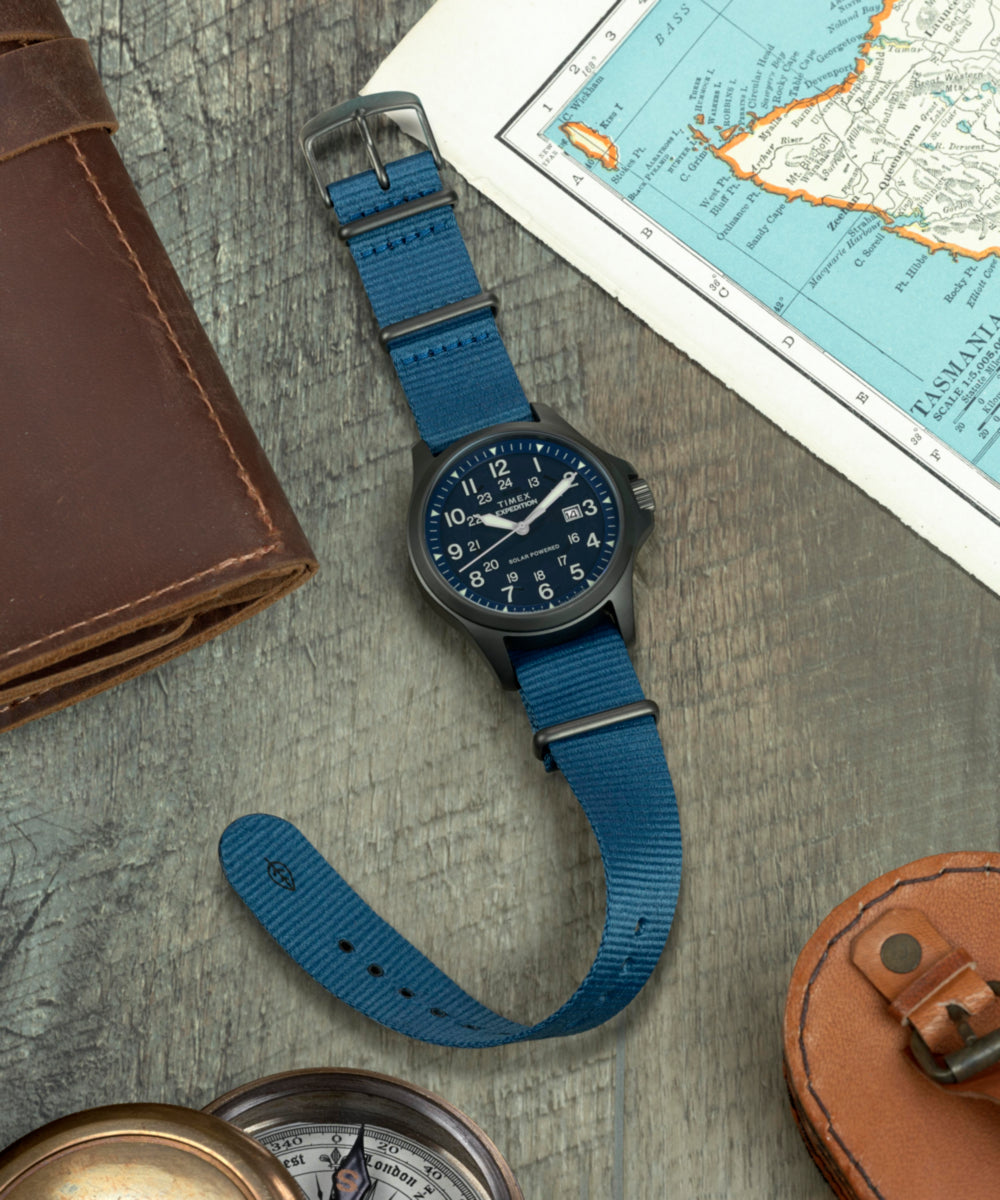 Timex Expedition Field Post Solar 41mm Eco-Conscious Fabric Strap Watch