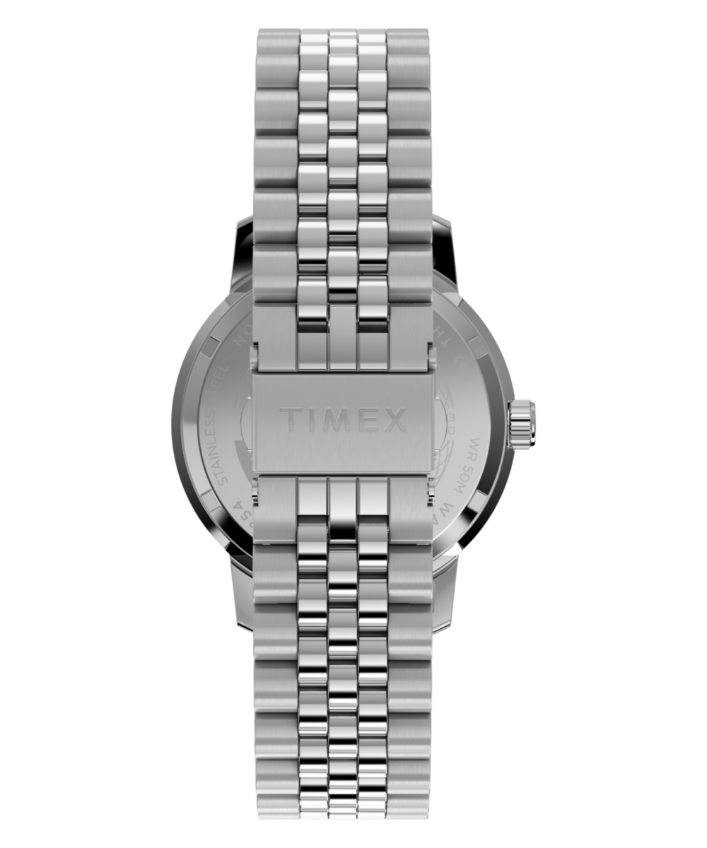 Timex Marlin Quartz GMT 40mm Stainless Steel Bracelet Watch