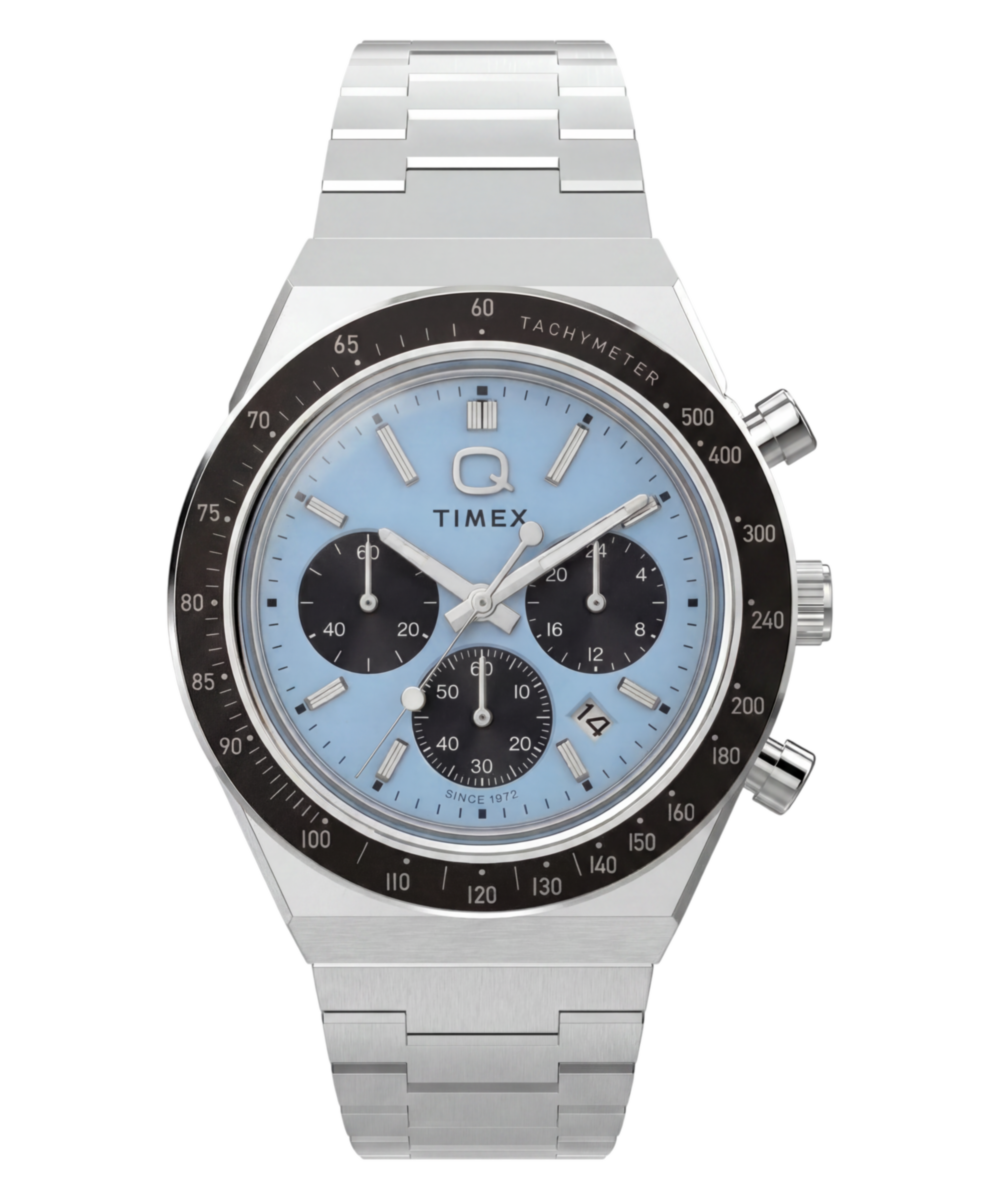 Timex Q Timex Chronograph 40mm Stainless Steel Bracelet Watch