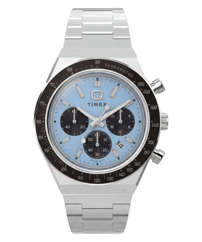 Timex Q Timex Chronograph 40mm Stainless Steel Bracelet Watch