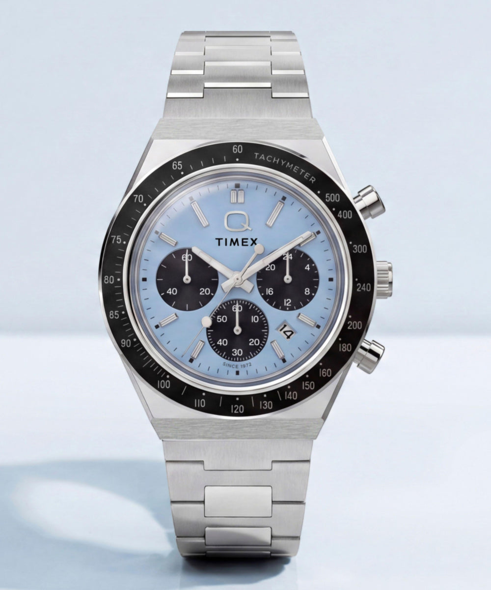 Timex Q Timex Chronograph 40mm Stainless Steel Bracelet Watch