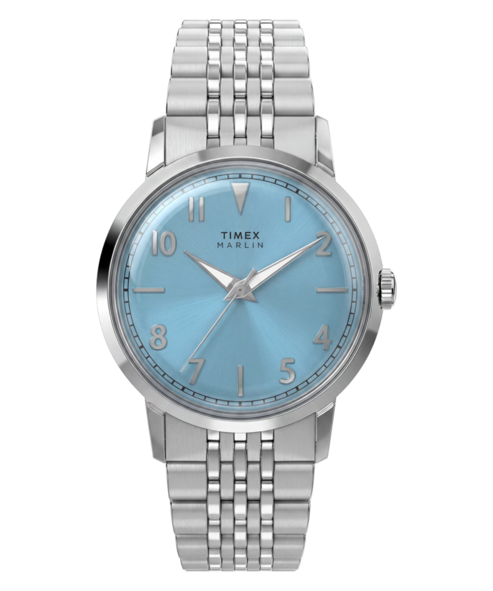 Timex Marlin Quartz 34mm Stainless Steel Bracelet Watch