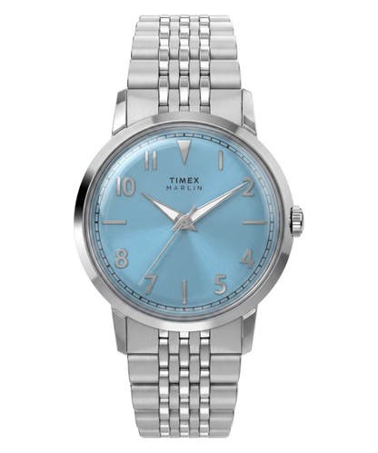 Timex Marlin Quartz 34mm Stainless Steel Bracelet Watch