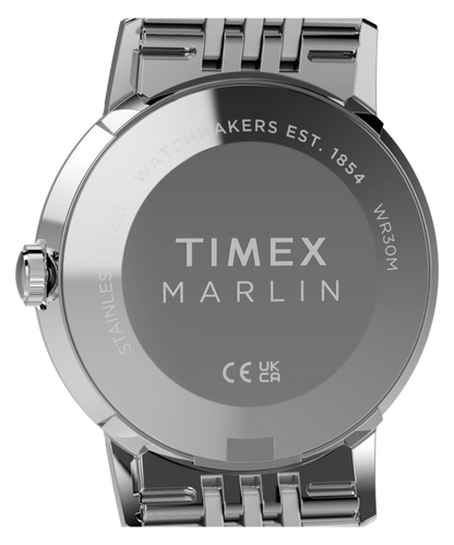 Timex Marlin Quartz 34mm Stainless Steel Bracelet Watch