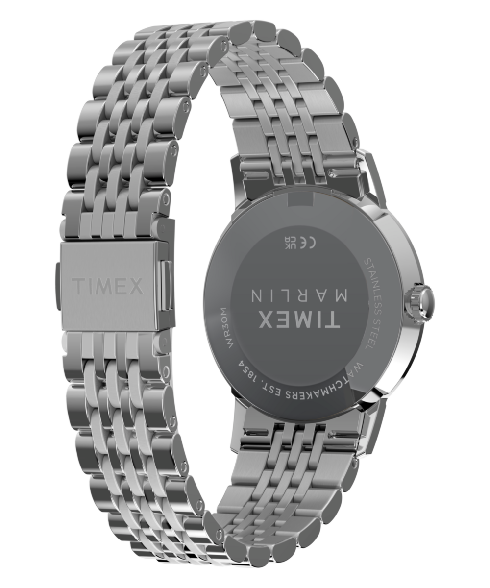 Timex Marlin Quartz 34mm Stainless Steel Bracelet Watch