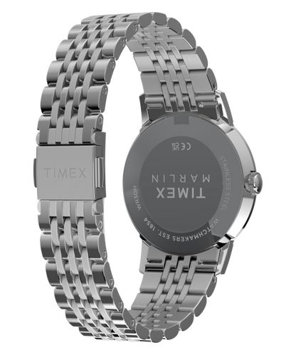 Timex Marlin Quartz 34mm Stainless Steel Bracelet Watch