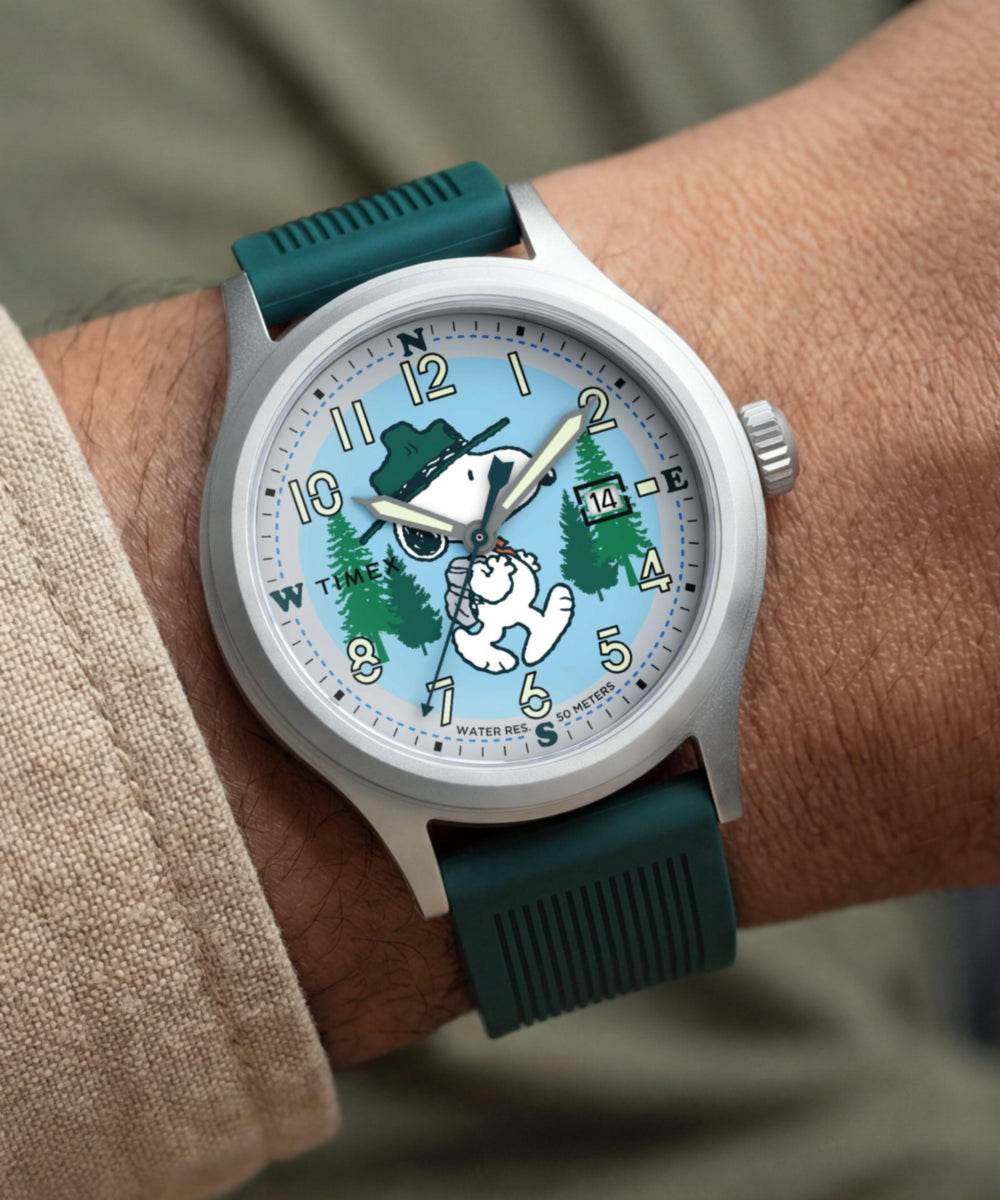Timex Peanuts x Timex Expedition Scout 40mm Silicone Strap Watch
