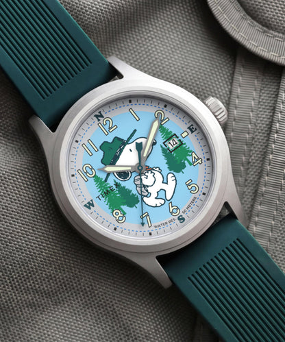 Timex Peanuts x Timex Expedition Scout 40mm Silicone Strap Watch