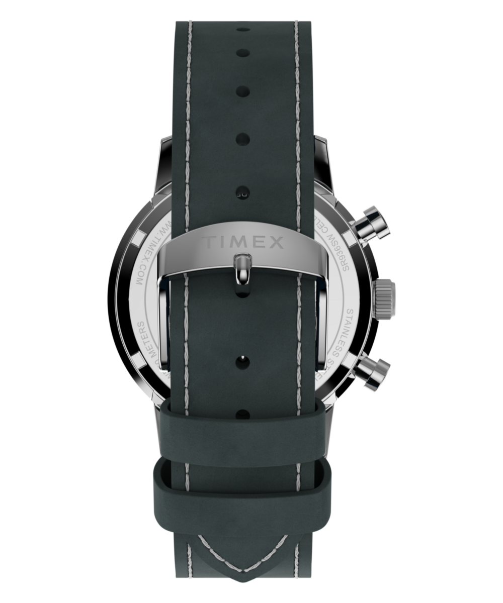Timex Peanuts x Timex Marlin Chronograph 40mm Leather Strap Watch