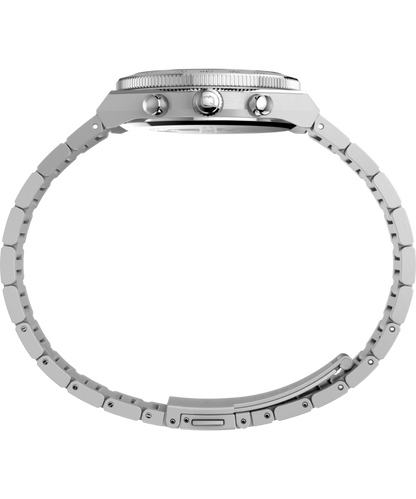 Timex Q Timex Continental Chronograph 36mm Stainless Steel Bracelet Watch