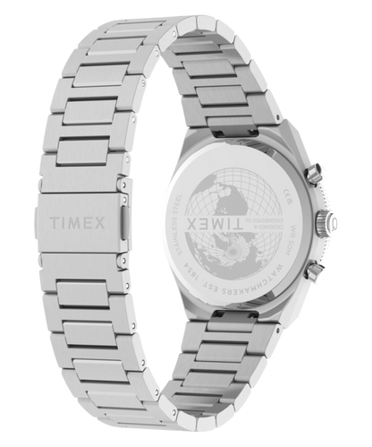 Timex Q Timex Continental Chronograph 36mm Stainless Steel Bracelet Watch