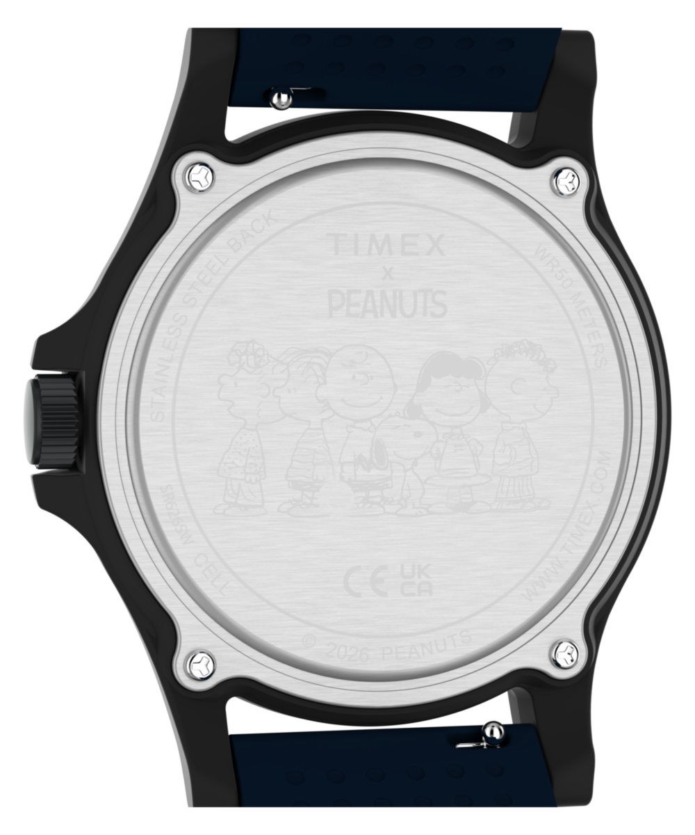 Timex Peanuts x Timex Expedition Acadia 40mm Silicone Strap Watch