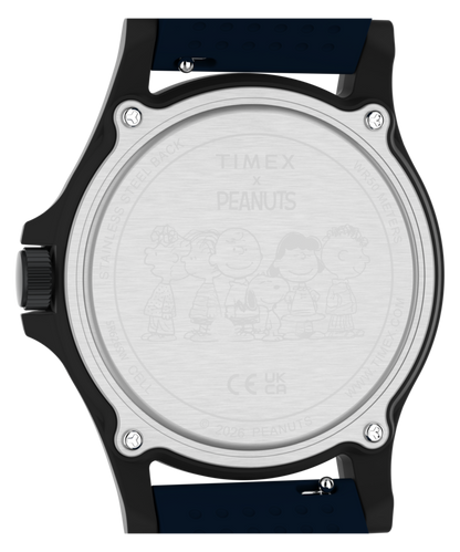 Timex Peanuts x Timex Expedition Acadia 40mm Silicone Strap Watch
