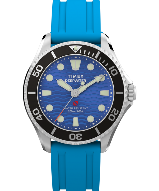 Timex Deepwater Meridian 200 38mm HNBR Rubber Strap Watch
