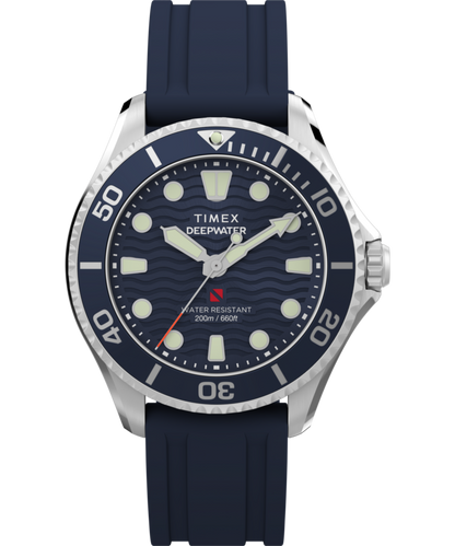 Timex Deepwater Meridian 200 38mm HNBR Rubber Strap Watch