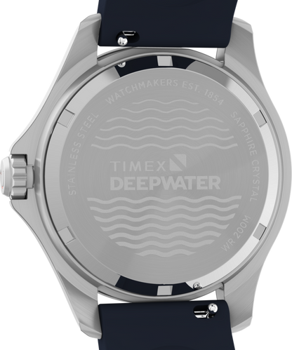 Timex Deepwater Meridian 200 38mm HNBR Rubber Strap Watch
