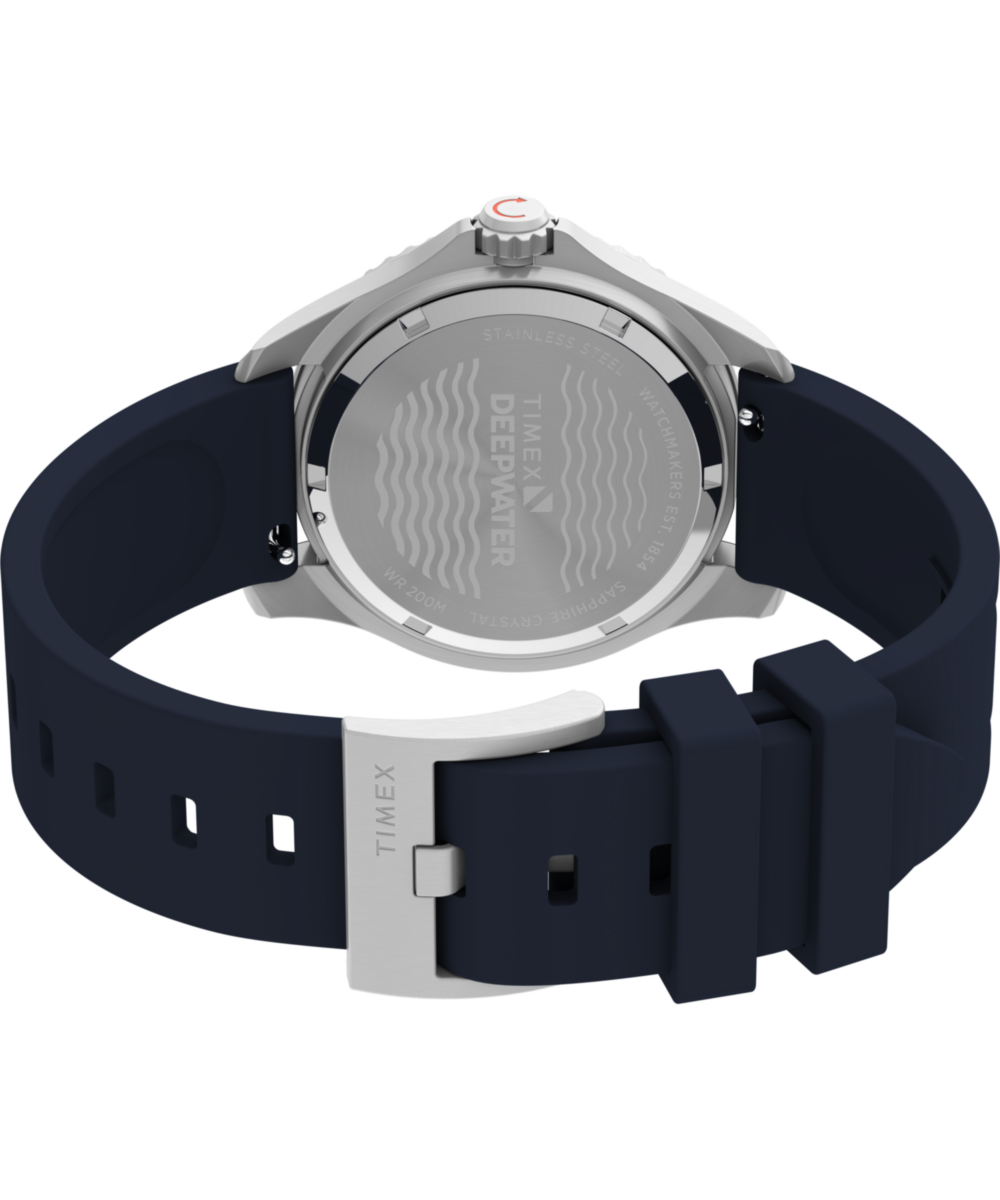 Timex Deepwater Meridian 200 38mm HNBR Rubber Strap Watch