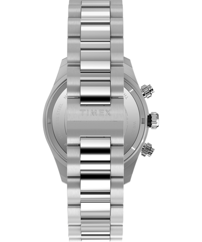Timex Waterbury Heritage Chronograph 39mm Stainless Steel Bracelet Watch