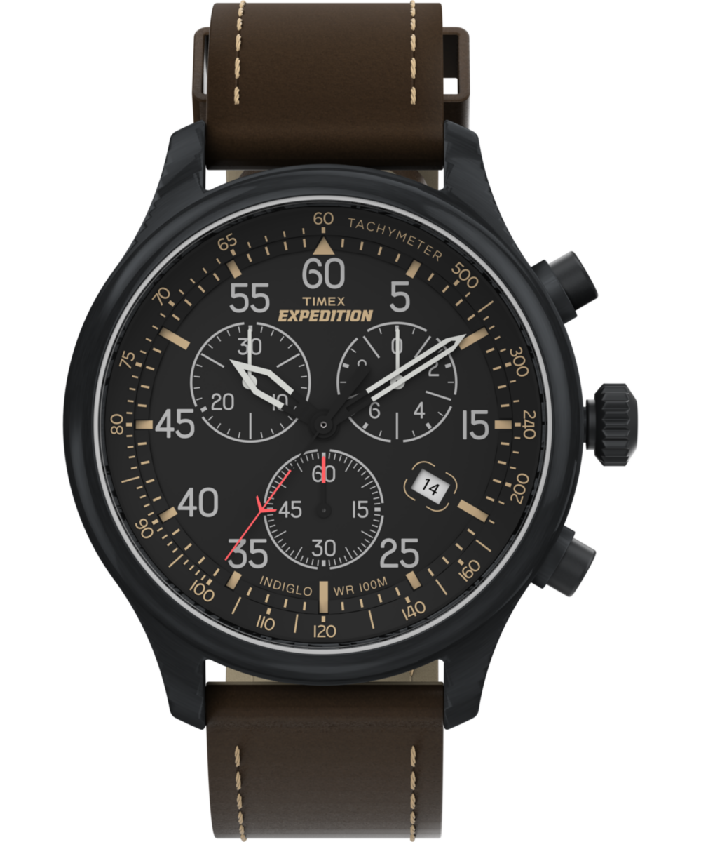 Timex Expedition Field Leather Chronograph Watch | Timex