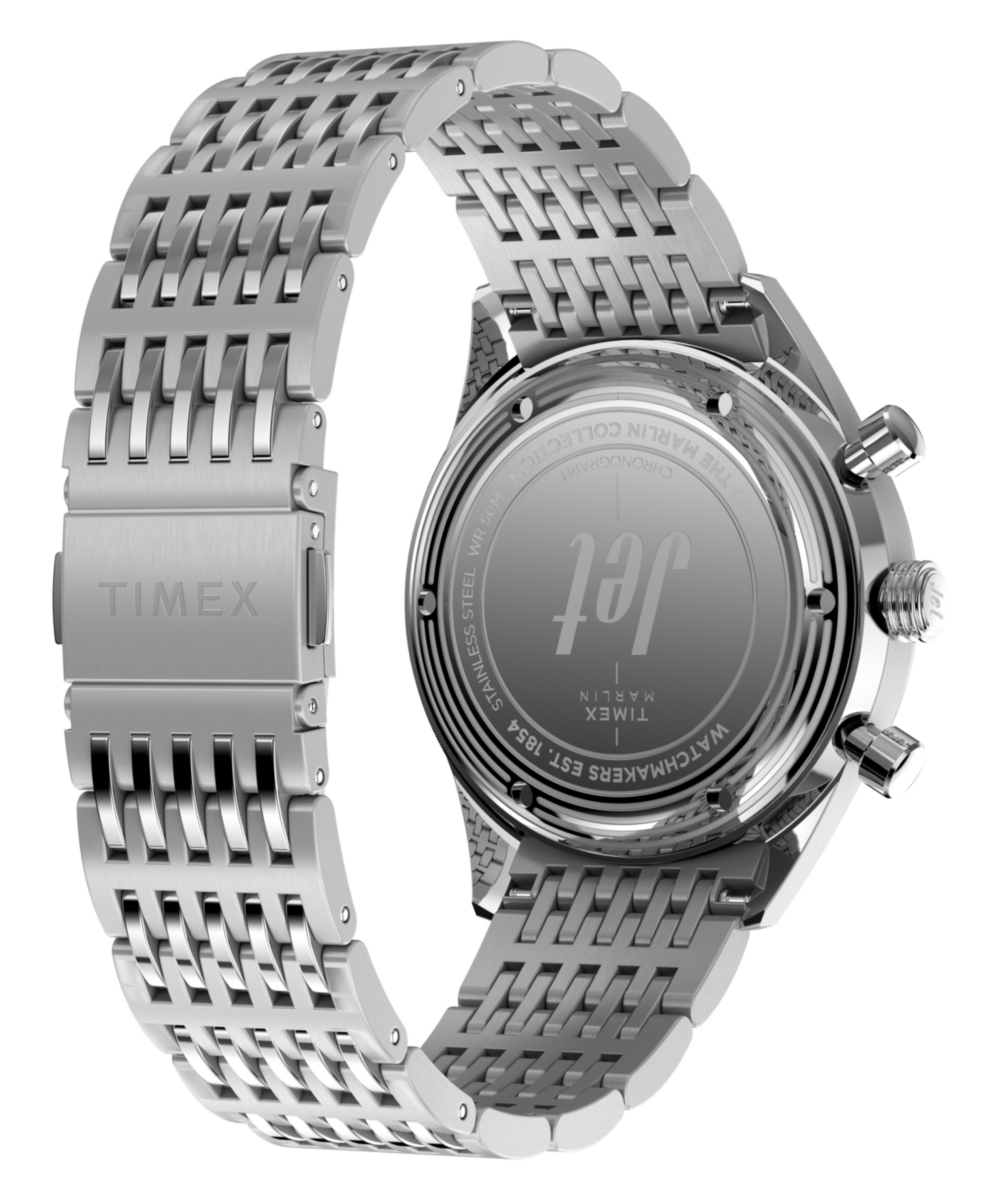 Timex Marlin Jet Chronograph 40mm Stainless Steel Bracelet Watch