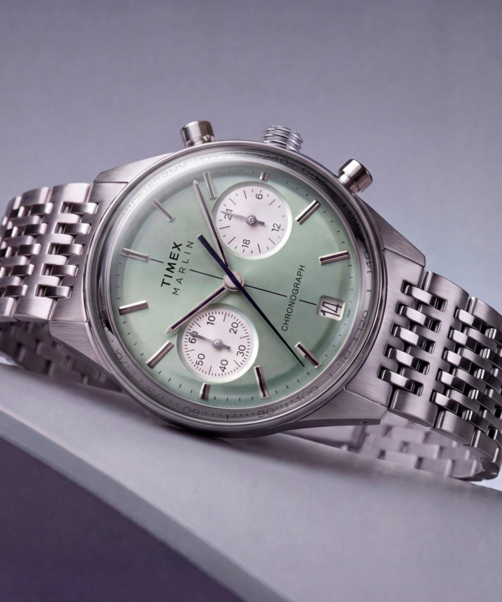 Timex Marlin Jet Chronograph 40mm Stainless Steel Bracelet Watch
