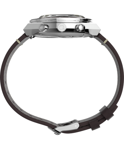 Timex Q Timex Chronograph 40mm Leather Strap Watch