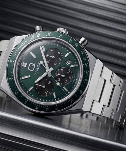 Timex Q Timex Chronograph 40mm Stainless Steel Bracelet Watch