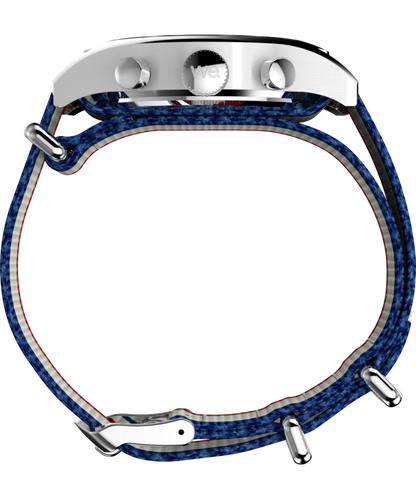 Timex Timex Weekender New England Chronograph 40mm Eco-Conscious Fabric Stra