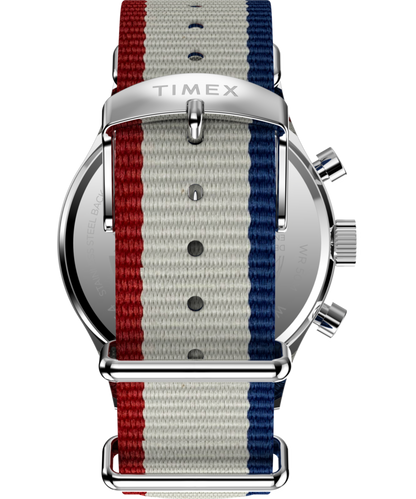 Timex Timex Weekender New England Chronograph 40mm Eco-Conscious Fabric Stra