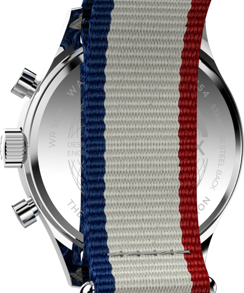 Timex Timex Weekender New England Chronograph 40mm Eco-Conscious Fabric Stra